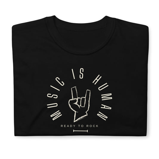MUSIC IS HUMAN Short-Sleeve Unisex T-Shirt